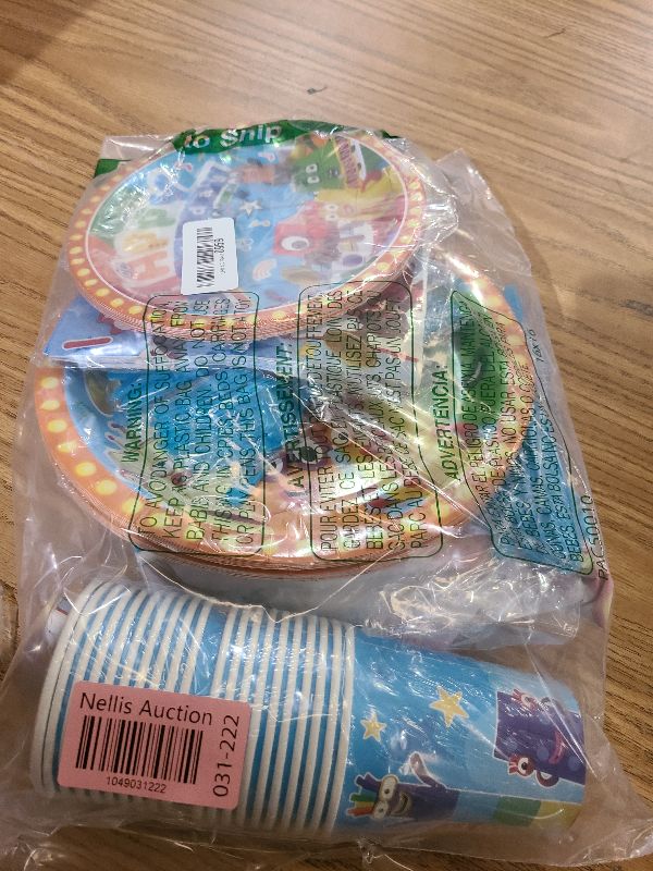 Photo 1 of 141pcs Number Blocks Birthday Tableware Decorations Party Plates Cups Soccer Theme Napkins Number Blocks Tablecloth for Number Blocks Party Decoration