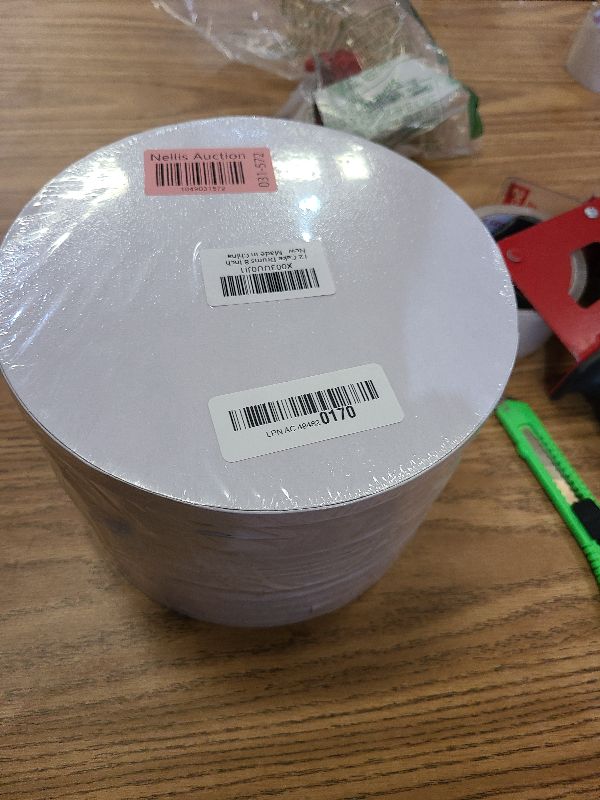 Photo 1 of 12 PCS Cake Drums 8 Inch, 8inch Drum, Cake Boards 8 Inch Round, 1/2" Thick Cardboard, Sturdy Circle, Base para Pastel Cardboard Base White Cake Boards for Wedding