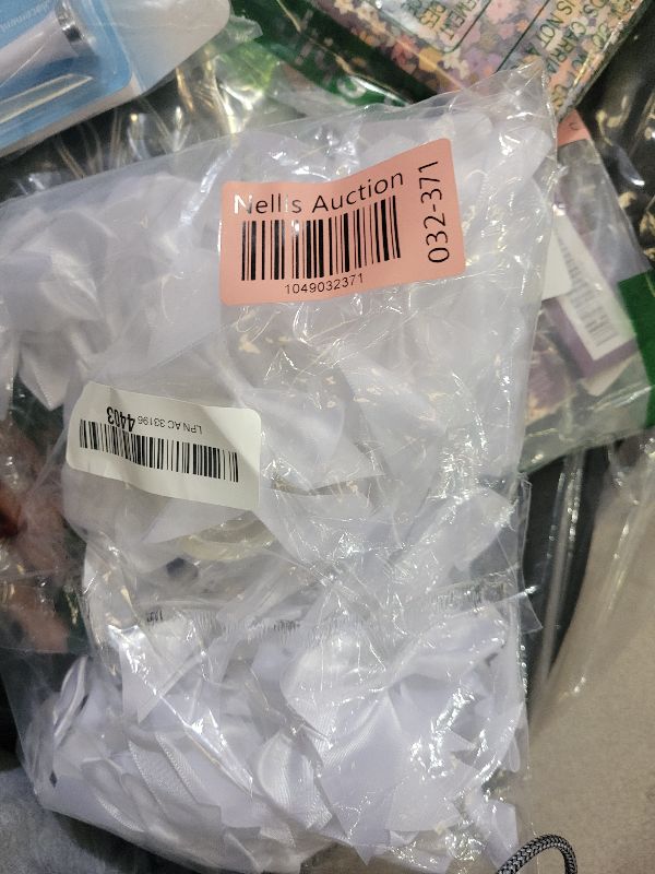 Photo 1 of 100 PCS Bows for Gift Wrapping, 2.75" Satin Ribbon Bows with Double-Sided Tape, Small Bows for Crafts, Bow Decor, Mini Bows Decorations for Party Baby Shower Birthday Wedding (White)