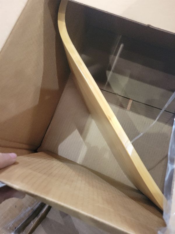 Photo 1 of 21in Large Single Monitor Stand?Desk Shelf Monitor Stand Ergonomic Height?Premium Natural Bamboo Wood Computer Stand Monitor Riser for Your Desktop?PC, Printer, Computer?Laptop?No Assembly Required