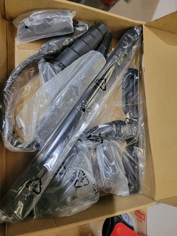 Photo 1 of 13Pcs Universal Vacuum Attachment Kit 1-1/4" Vacuum Hose Adapter Wet Dry Plastic Vacuum Cleaners Accessories with Extension Wand Horse Hair Brush Flexible Crevice Tool Adapter for Shop Vac Attachment