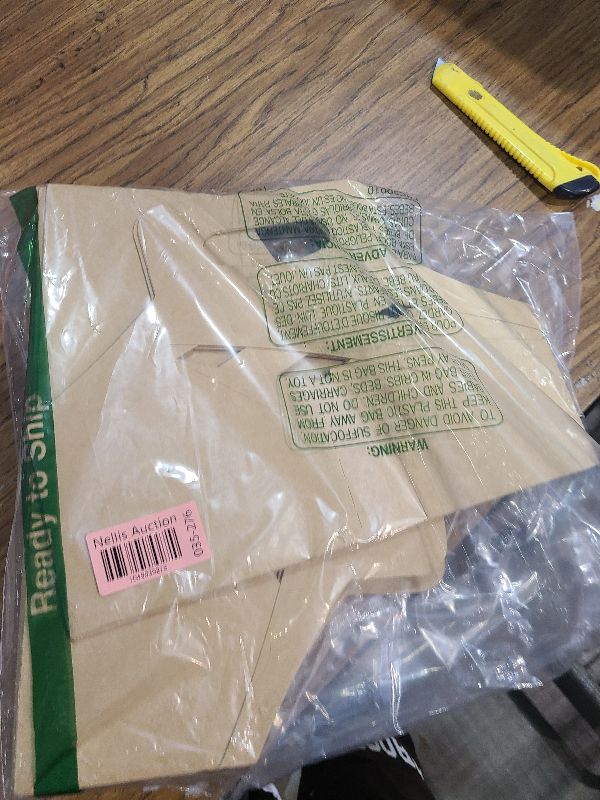 Photo 1 of 1InTheHome 4 Cup Drink Carrier with Handle, Cup Carriers for Drinks, Drink Holder, 12-24 oz., Kraft Paperboard, 25 Pack