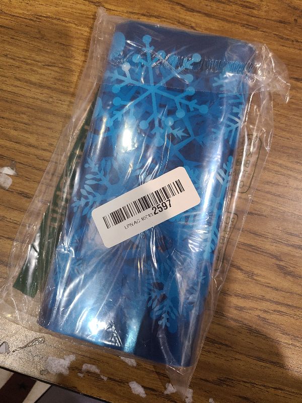 Photo 1 of 155Pcs Christmas Window Clings Snow Decorations Window Decals Winter Snowflake Window Stickers Double Sided Static Silhouette Holiday Party Xmas Decoration for Glass