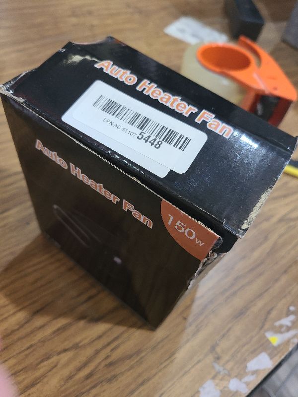 Photo 1 of ?New 2025?Portable Car Heater Fast Demisting Defroster, 12V 150W Automobile Heater Can Heat Rapidly in 60 Seconds with Heating & Cooling, Car Fan Windshield Defroster(Black) (LT-Y120)