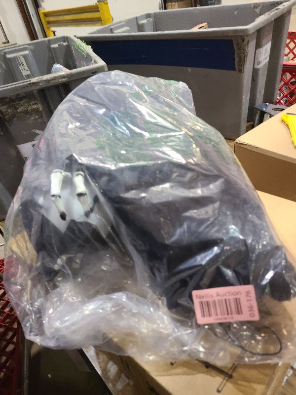 Photo 1 of [Sound Activated] 65" Hanging Skeleton Halloween Decorations Outdoor, Halloween Animatronic Grim Reaper Skull Ghost Flash Red Head Holds LED Crystal Ball Creepy Sound for Porch Haunted House Decor