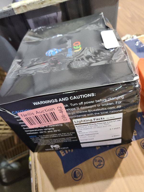 Photo 1 of 12 Pack A19 LED Purple Light Bulb LED Orange Light Bulb 120V E26 Base 9 Watt (60-watt Replacement) Purple Bulb Orange Bulb, Party Decoration, Porch, Home Lighting, Halloween Light Bulbs