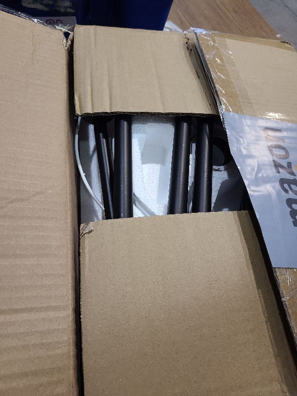 Photo 1 of ?Upgraded? Dimmable Floor Lamp, 1000 Lumens LED Edison Bulb Included, Arc Floor Lamps for Living Room Modern Standing Lamp with Linen Shade, Tall Lamp for Bedroom Office Dining Room- Black