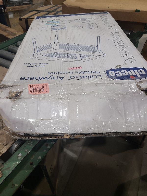 Photo 3 of Chicco LullaGo Anywhere Portable Bassinet, Lightweight, Space-Saving with Waterproof Mattress and Fitted Sheet, Travel-Friendly, Includes Carry Bag | Sandstone/Grey