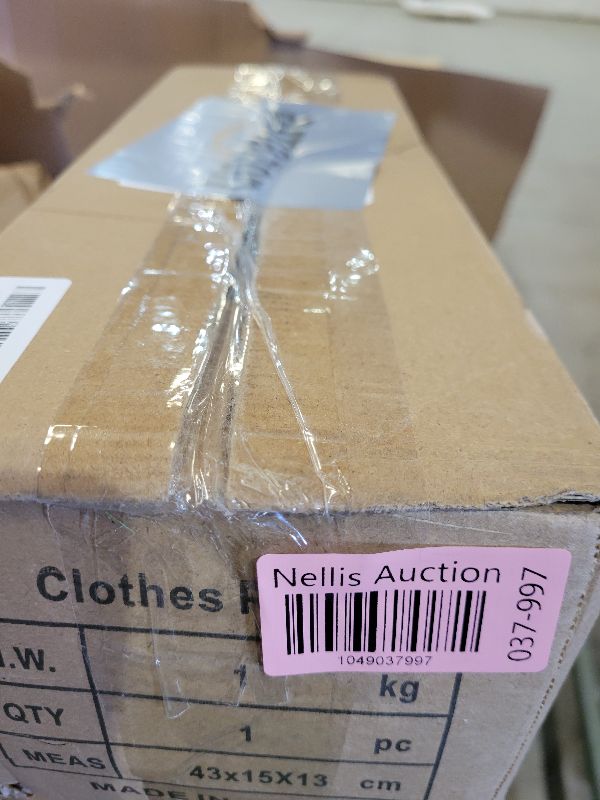 Photo 1 of Abiglifty Rotatable and Foldable Clothes Drying Rack, Space Saving Free Standing Laundry Drying Rack for Indoor, Balcony, 1 Layer