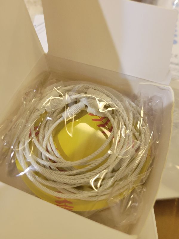 Photo 1 of 12 Pcs Softball Luggage Tags for Suitcases Travel Suitcase Labels with Metal Ring 2.75in Softball Keychain PVC Name Id and DIY Pocket Hug Card Backpack Charms for Men Women Travel Bag Suitcase