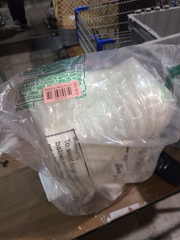 Photo 1 of 10 Pack Composite Plastic Flower Vases Bulk White Small Tall Conic Floral Vases for Centerpieces Unbreakable Bud Vase for Wedding Party Living Room Decor (Simple)