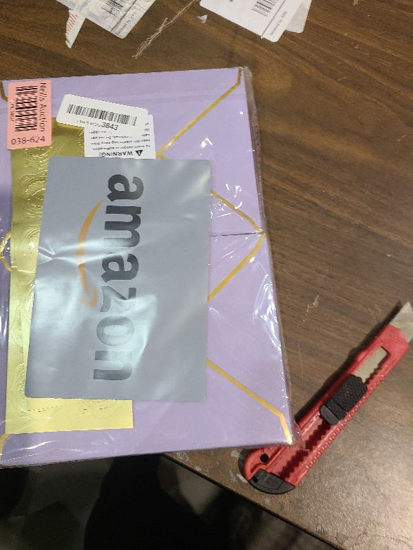 Photo 1 of 100 Pack A7 Envelopes 5 x 7 Card Envelopes V Flap with Gold Border for Office, Wedding Gift Cards, Invitations, Graduation, Baby Shower, Parties, 5.32 x 7.28 Inches (Violet)