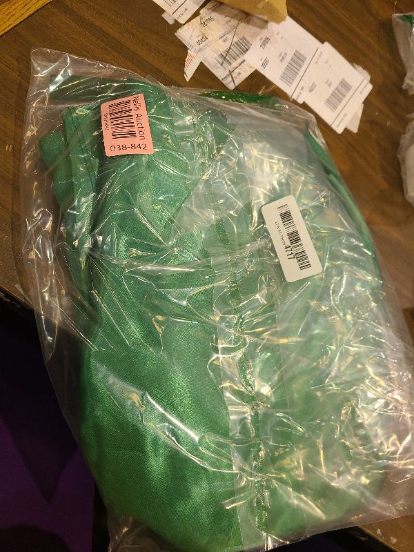 Photo 1 of 2 Panels Green Backdrop Curtain, 10 x 10 Feet Background Curtains for Parties, Weddings, Baby Showers, Bachelorette Halloween, Christmas Birthday Party Photoshoot Backdrop Curtains Decorations