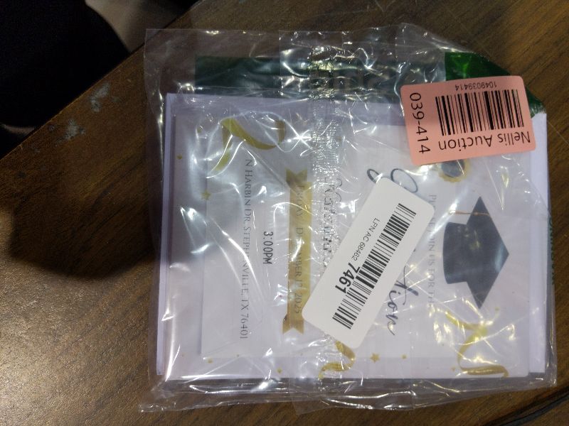 Photo 1 of 2025 Graduation Party Invitations - Class of 2025-20 Graduation Invitations with Envelopes, Shining Star Fill-In Invitation Cards for High School College Graduation Party Celebration Supplies - A08