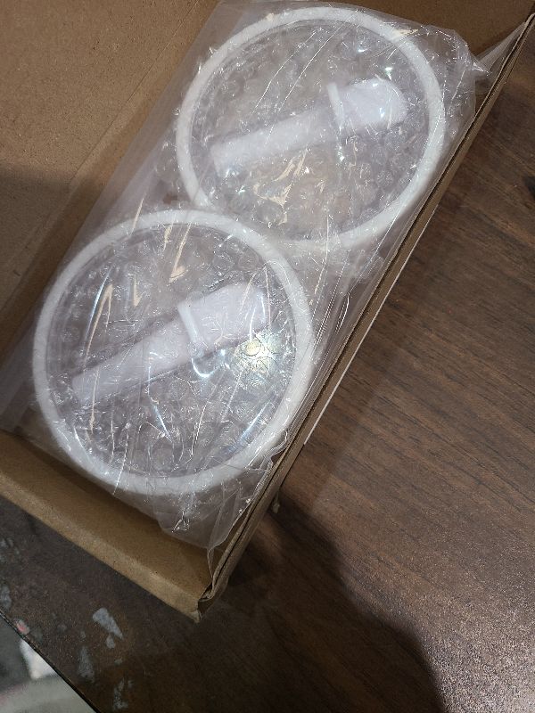 Photo 1 of 2 Pack 30 oz Tumbler Flip Straw Lid Replacement Compatible for Stanley Quencher, Leak Proof Lid Replacement for 30 OZ Stanley H2.0 FlowState Tumbler,Spill Proof Splash Reusable (White)