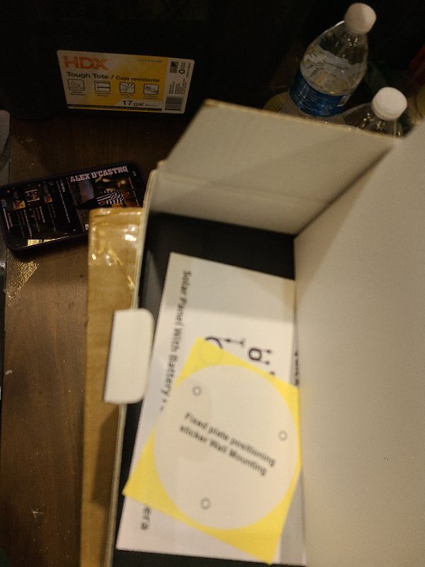 Photo 1 of 1Pack Trail Cameras Solar Panel 12V/1A 6V/1.5A with Build-in 4000mAh Rechargeable Lithium Battery IP66 Waterproof Hunting Accessory Compatible with Hunting Game Cameras or Deer Feeder