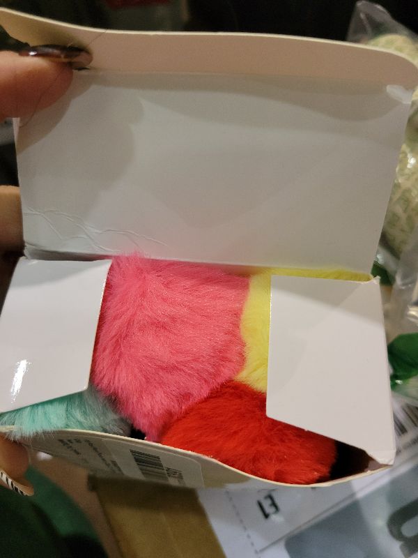 Photo 1 of 18 Pcs Pom Pom Hair Clip 2'' Candy Color Hair Clip