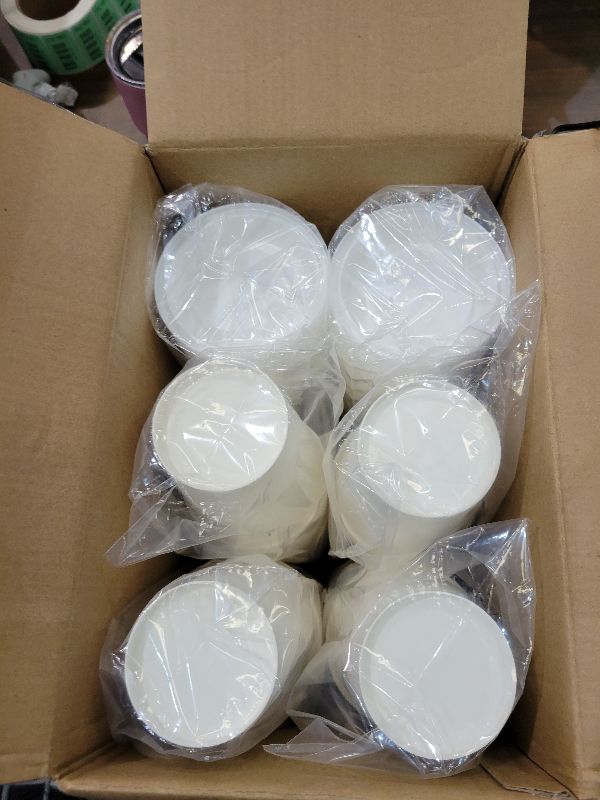 Photo 1 of [100 Pack] 12 oz Paper Coffee Cups, Disposable Paper Coffee Cup with Lids, Sleeves, and Stirrers, Hot/Cold Beverage Drinking Cup for Water, Juice or Tea, Suitable for Home, Shops and Cafes