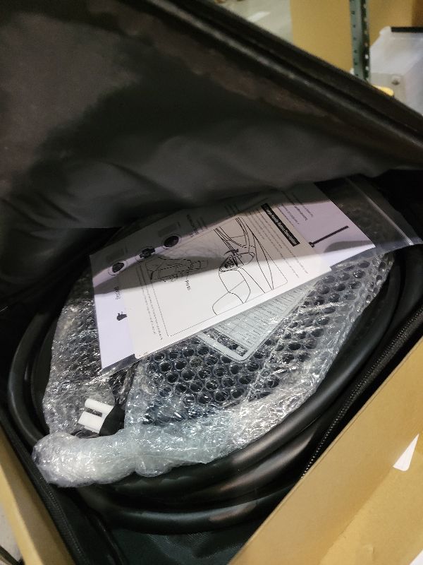 Photo 1 of 12A-16A Level 1&2 Charger for Tesla Adjustable Current, Delay Charge & Smart Display NACS Mobile/Home Charger, 21ft Mobile Connector Cable for Model X/Y/3/S/Cybertruck, NEMA 6-20/5-15 Plug, 110-240V