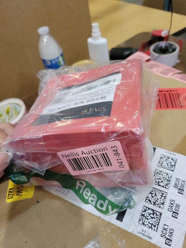 Photo 1 of 100 Pack Red Beverage Napkins, Big Party Pack, 2 Ply, Ideal for Wedding, Party, Birthday, Dinner, Lunch, Cocktails. (5” x 5”) by Amcrate