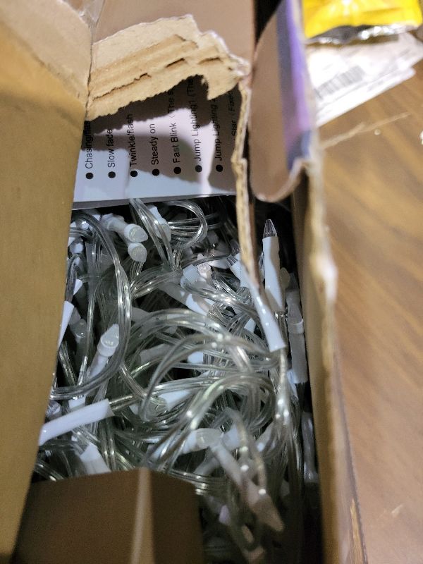 Photo 1 of 164FT 1620 LED Outdoor Christmas Lights - 360 Ice Drops, 12 Pro Modes with Timer Memory & Brightness, Waterproof Hanging Ice String Light for Holiday Wedding Garden Fence House Decor (Cool White)