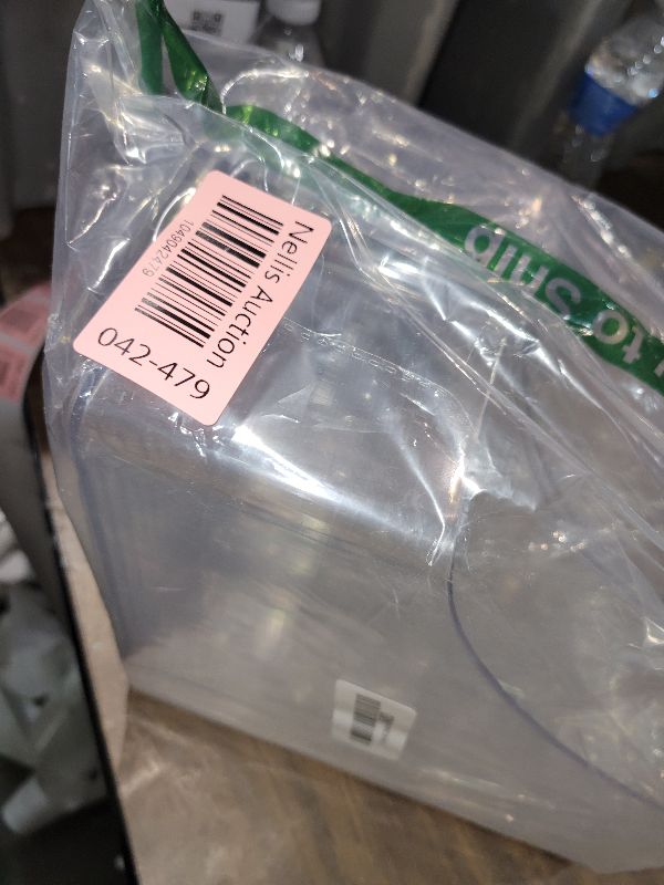 Photo 1 of 2 Pack Vertical File Holder Clear PET Desk Organizer and Storage Bins Holding for Magazines Binders Notebooks Envelopes File Organizer for Desk Multi-purpose Plastic Document Organizer Work Desktops