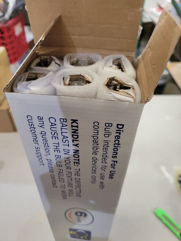 Photo 1 of 18 Inch F15T8/WW 15W Soft White Fluorescent Bulb Compatible with Philips Alto ECO GE Staco Light Fixture, T8 Fluorescent Bulb 15 Watt 3000K, 900 Lumens 6 Count