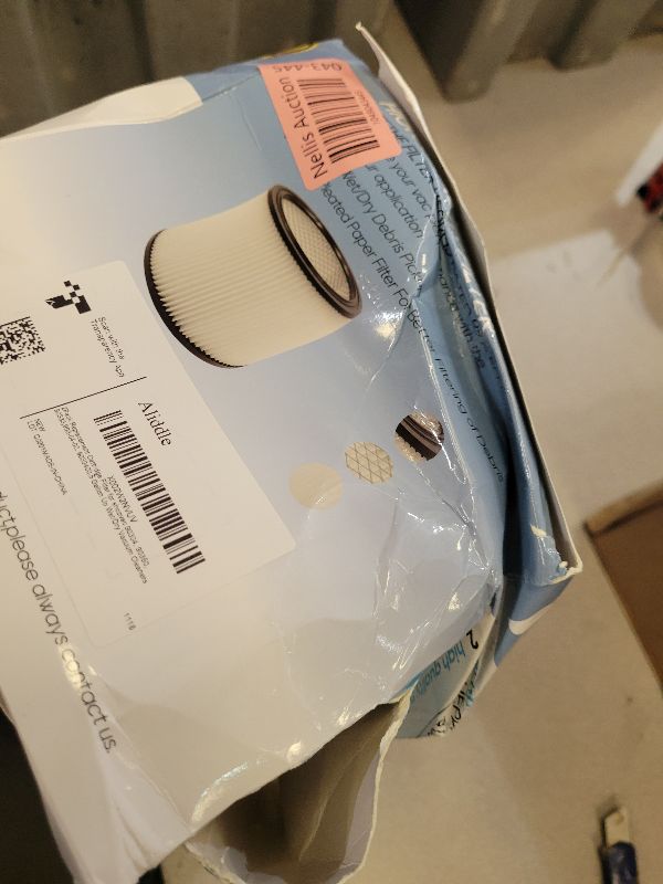 Photo 1 of 2 Pack Replacement Cartridge Filter Fit for shopvac 90304, 90350, 90333,903-04-00, 9030400,5 Gallon Up Wet/Dry Vacuum Cleaners