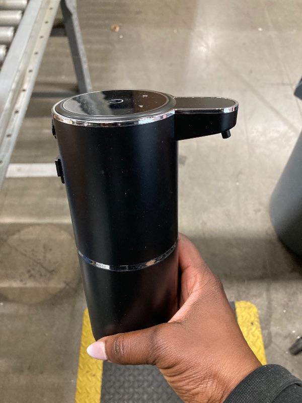 Photo 1 of Automatic Soap Dispensers,12.8oz/380ml USB Touchless Automatic Foaming Soap Dispenser, Rechargeable Wall Mounted Smart Soap Dispenser for Bathroom Kitchen Dish Soap(Black)