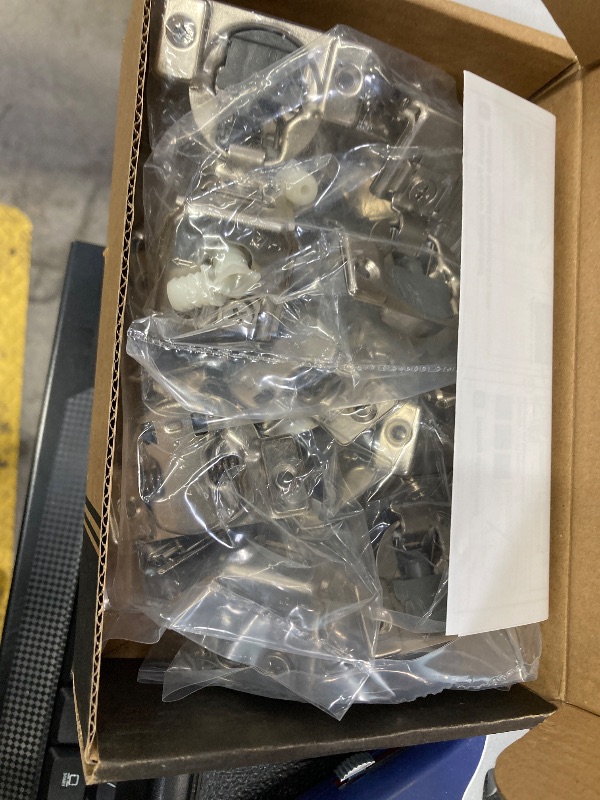 Photo 1 of 1-3/8" Overlay Soft Close Cabinet Hinges, 3D Adjustable Concealed Hinges for Face Frame Cabinets, 105° Opening Angle, Brushed Nickel, Fits 16-24mm Door Thickness & 19mm Frame 20-Pack