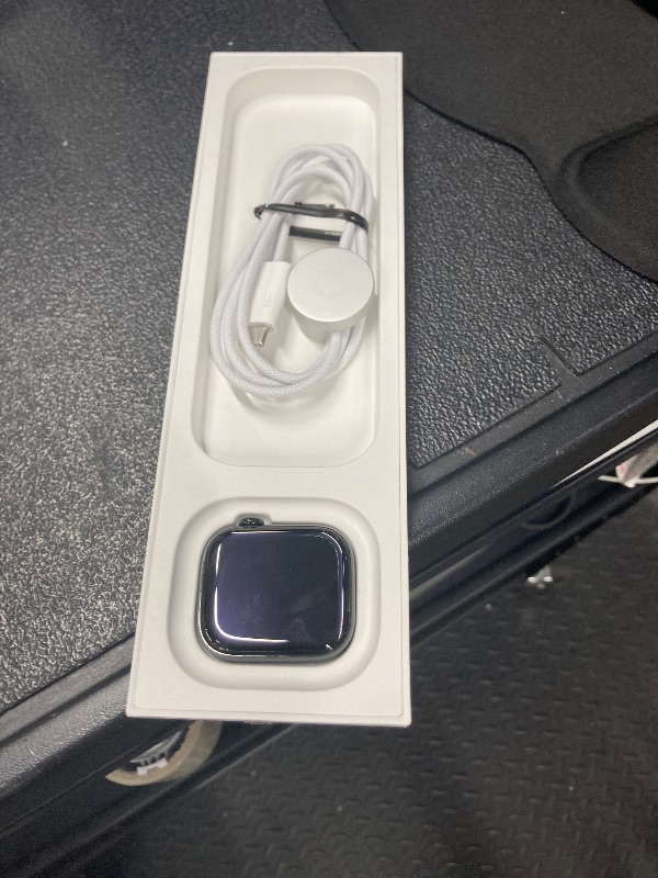 Photo 1 of **without band**Apple Watch Series 10 [GPS 42mm case] Smartwatch with Jet Black Aluminum Case with Black Sport Band - S/M. Fitness Tracker, ECG App, Always-On Retina Display, Water Resistant (without bands)