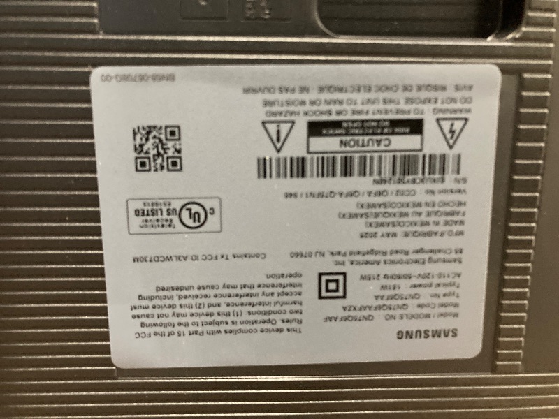 Photo 1 of ***(SELLING AS PARTS ONLY)*** Samsung 75-Inch Class QLED Q6F Series Smart TV (2025 Model, 75Q6F) Q4 Lite Processor, Quantum HDR, Motion Xcelerator 60Hz, Color Booster, 4K Upscaling, Works with Alexa