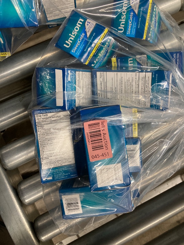 Photo 1 of 10 pack-Unisom Nighttime Sleep-Aid Gels, Diphenhydramine HCI 50mg, 100 Count