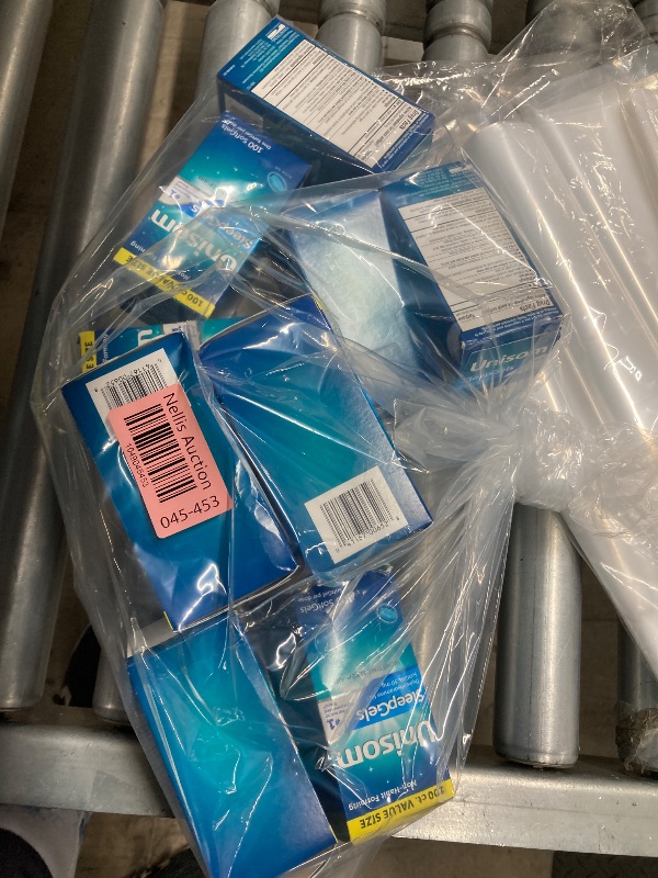 Photo 1 of 10 pack-Unisom Nighttime Sleep-Aid Gels, Diphenhydramine HCI 50mg, 100 Count