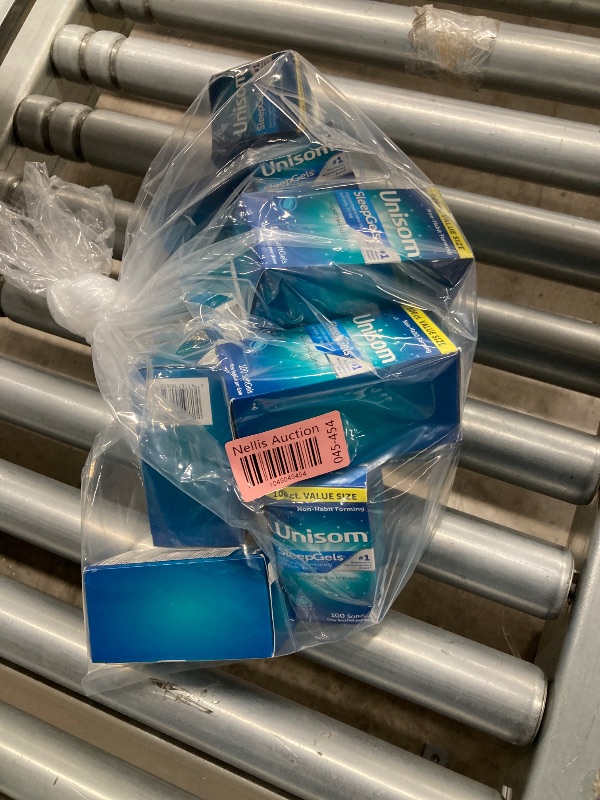 Photo 1 of 10 pack-Unisom Nighttime Sleep-Aid Gels, Diphenhydramine HCI 50mg, 100 Count