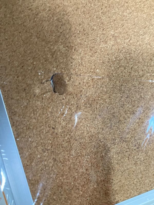 Photo 1 of **DAMAGE-SEE PIC**AGCAN White Board Dry Erase and Cork Board for Wall 35" x 23" Bulletin Magnetic Board Combo School Supplies