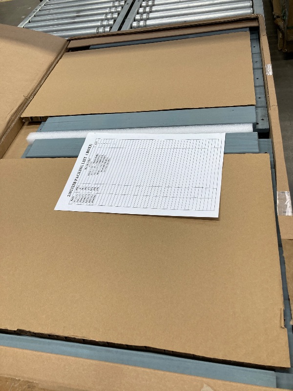 Photo 1 of ***BOX 3 OF 4 ONLY/INCOMPLETE SET***Backyard Discovery Beacon Heights Elevated Cedar Wooden Kids Playhouse with Wave Slide, Play Kitchen, Wrap-Around Deck, Flat-Step Ladder, Half Door, Windows, Bell, and Growth Chart for Outdoor Play