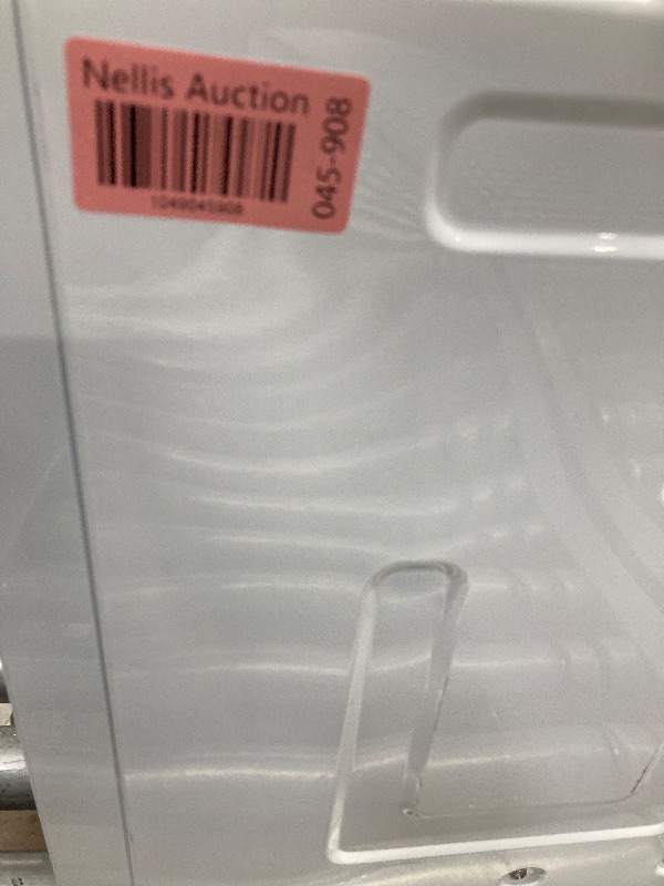 Photo 1 of **NO BOX/MISSING PLATE AND HOLDER***BLACK+DECKER Over the Range Microwave Oven with Vent and One-Touch Auto Cooking, 1.7 cu. ft. OTR Over Stove Microwave, White, 1000 Watts, EM044K6CF-WH