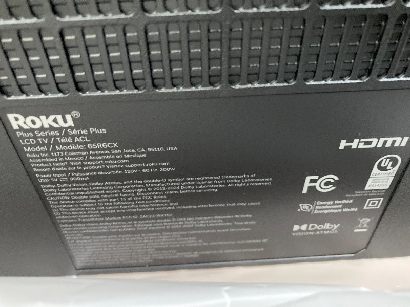 Photo 1 of Roku Smart TV 2025 – 65-Inch Plus Series, Mini-LED TV – RokuTV with Enhanced Voice Remote – Flat Screen 4K QLED Television with Dolby Vision & Wi-Fi for Streaming Live Local News, Sports