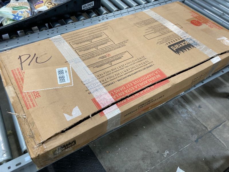 Photo 1 of *** BOX 2 OF 2 -MISSING PARTS -SELLING AS PARTS ONLY ***
Backyard Discovery Buckley Hill Swing Set, Cedar Wood Playset with Slide, Swings, Rock Wall & Chalkboard, Kids Outdoor Playground, Easy Assembly