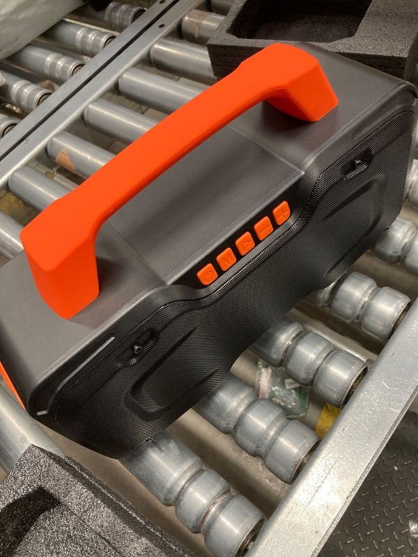 Photo 1 of **MISSING POWER WIRE**BUGANI Bluetooth Speaker, 80W Powerful Portable Wireless Speaker IPX7 Waterproof, Outdoor Loud Speakers with Handle 24H Playtime, Support Microphone AUX USB Suitable for Party, Pool, Singing