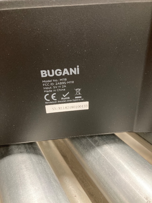 Photo 1 of **MISSING POWER WIRE**BUGANI Bluetooth Speaker, 80W Powerful Portable Wireless Speaker IPX7 Waterproof, Outdoor Loud Speakers with Handle 24H Playtime, Support Microphone AUX USB Suitable for Party, Pool, Singing