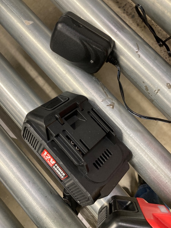 Photo 1 of ***(USED MISSING PIECES -SELLING AS IS)*** Tire Inflator Portable Air Compressor, 150 PSI Handheld Air Pump for Car Tires with 20V Rechargeable Battery, 12V Car Power Adapter, Digital Display, Ball, Motorcycle, Bike Pump***(BOX RIPPED/TORN)***