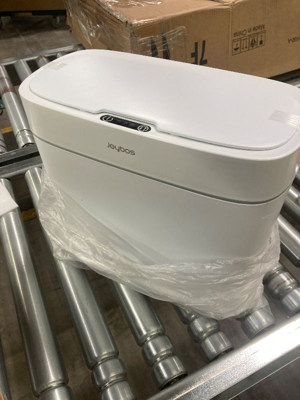 Photo 1 of **PARTS ONLY**JUDRDO 3.5 Gal Motion Sensor Bathroom Trash Can with Lid, Automatic Trash Can Small Smart Garbage Can Touchless, Waterproof Slim Trash Bins for Bedroom Office Kitchen