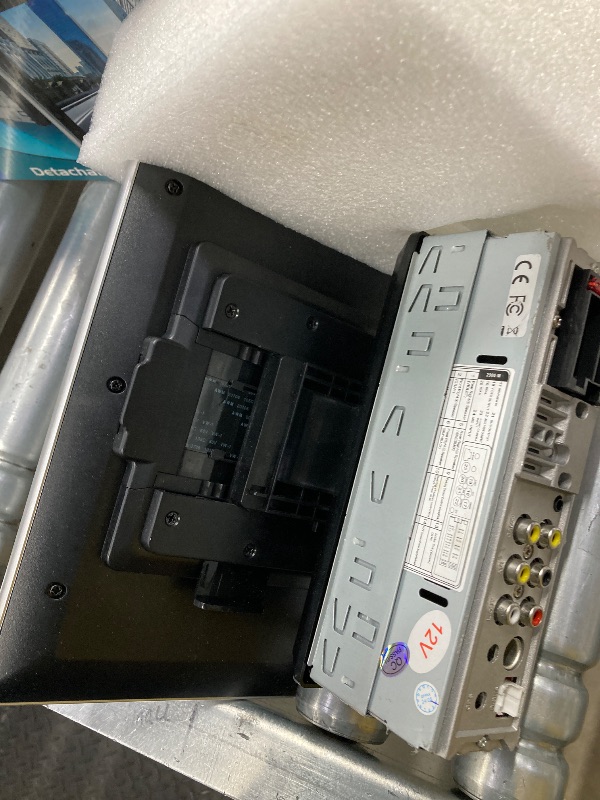 Photo 1 of 10.1 inch Single Din Car Stereo with CarPlay and Android Auto, 10 inch Touch Screen Radio with Mirror Link/1080P/EQ Audio/SWC/Bluetooth +Backup Camera+MIC