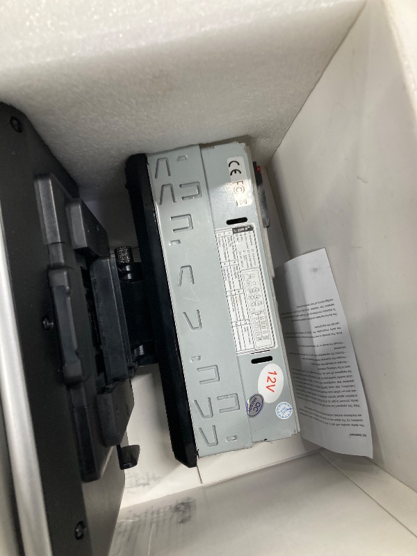 Photo 1 of 10.1 inch Single Din Car Stereo with CarPlay and Android Auto, 10 inch Touch Screen Radio with Mirror Link/1080P/EQ Audio/SWC/Bluetooth +Backup Camera+MIC