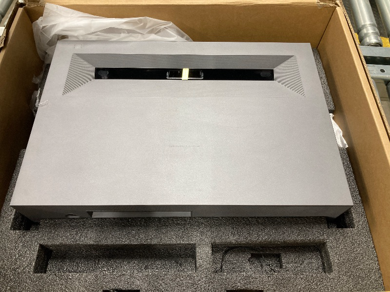 Photo 1 of ***MISSING REMOTE, VIDEO CABLES AND POWER CORD***WEMAX Nova 4K UHD Ultra Short Throw Projector, 150" ALPD Laser TV with Smart Android TV, HDR10 Home Theater, Dolby Audio DTS-HD, UST Projector for Movie, WiFi Bluetooth, Built in Google Assistant***MISSING 