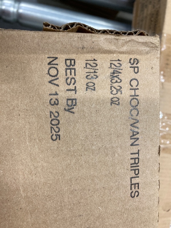 Photo 1 of ***BEST BY NOV 13,2025***Snack Pack Chocolate Vanilla Flavored Pudding Cups, 3.25 oz., 4-Count (Pack of 12)***BEST BY NOV 13,2025***