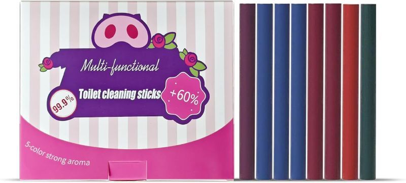 Photo 1 of ***5 PACKS INCLUDED***Multi-Functional Toilet Cleaning Sticks, 5 Colors, Long-Lasting Tank Cleaner and Bowl Freshener***5 PACKS INCLUDED***