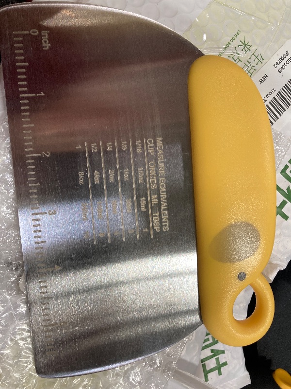 Photo 1 of ***3 INCLUDED***DOUGH CUTTER. BENCH SCRAPER 6.5" ACROSS.***3 INCLUDED***